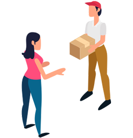 Delivering a box